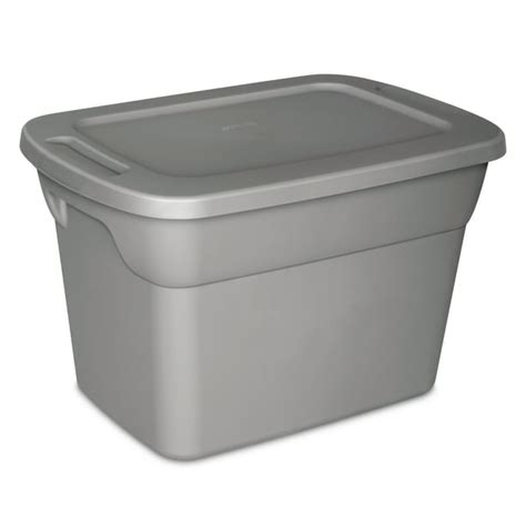 sterilite 10 gal 38l tote box steel|sterilite 10 gallon tote steel.